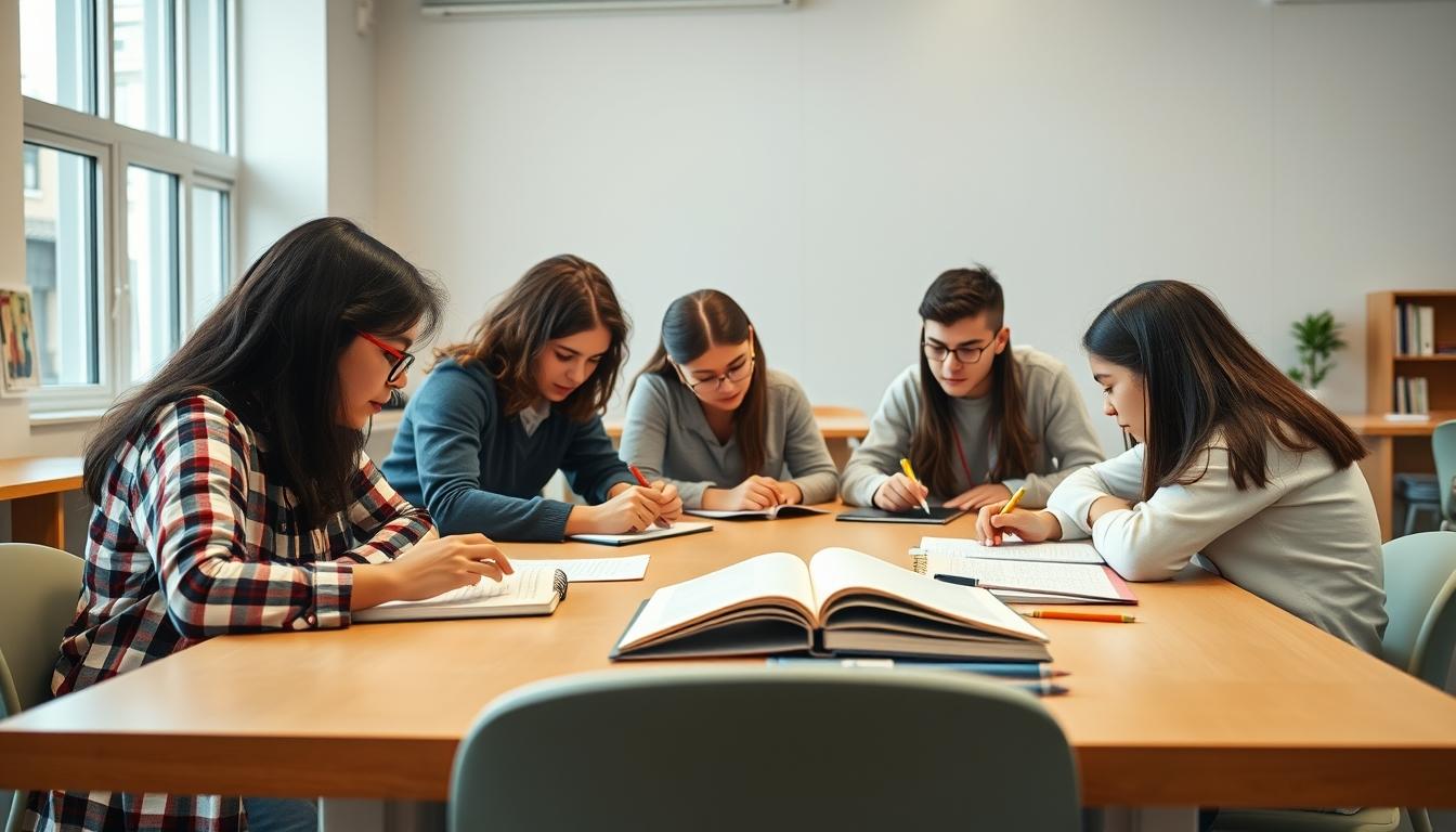 University campus and academic environment in Amsterdam